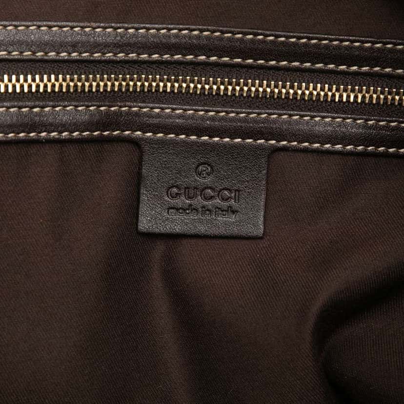 Gucci GG Canvas Horsebit Pelham Shoulder Bag Brown Canvas Good condition - Box View