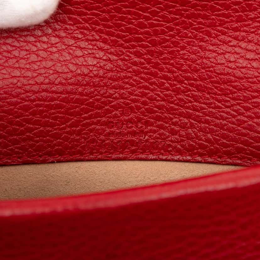 Gucci Mini Leather Dionysus Crossbody Red Leather Very good condition - Box View