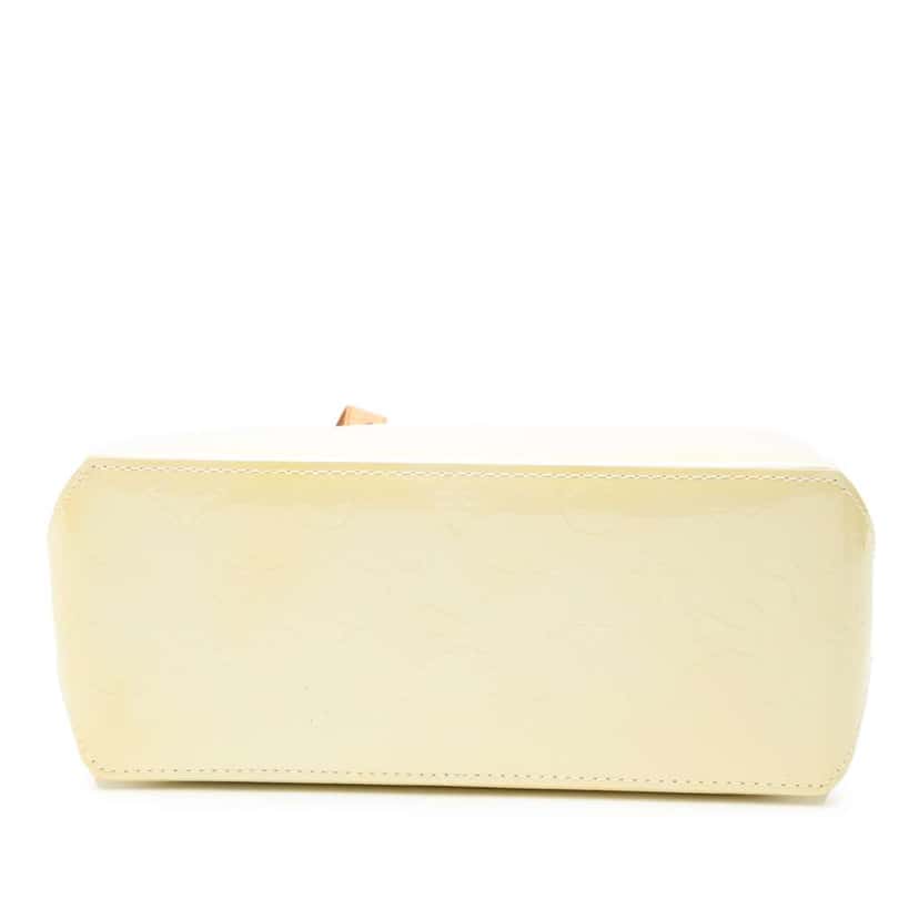 Louis Vuitton Monogram Vernis Reade PM White Leather Good condition - Inside View