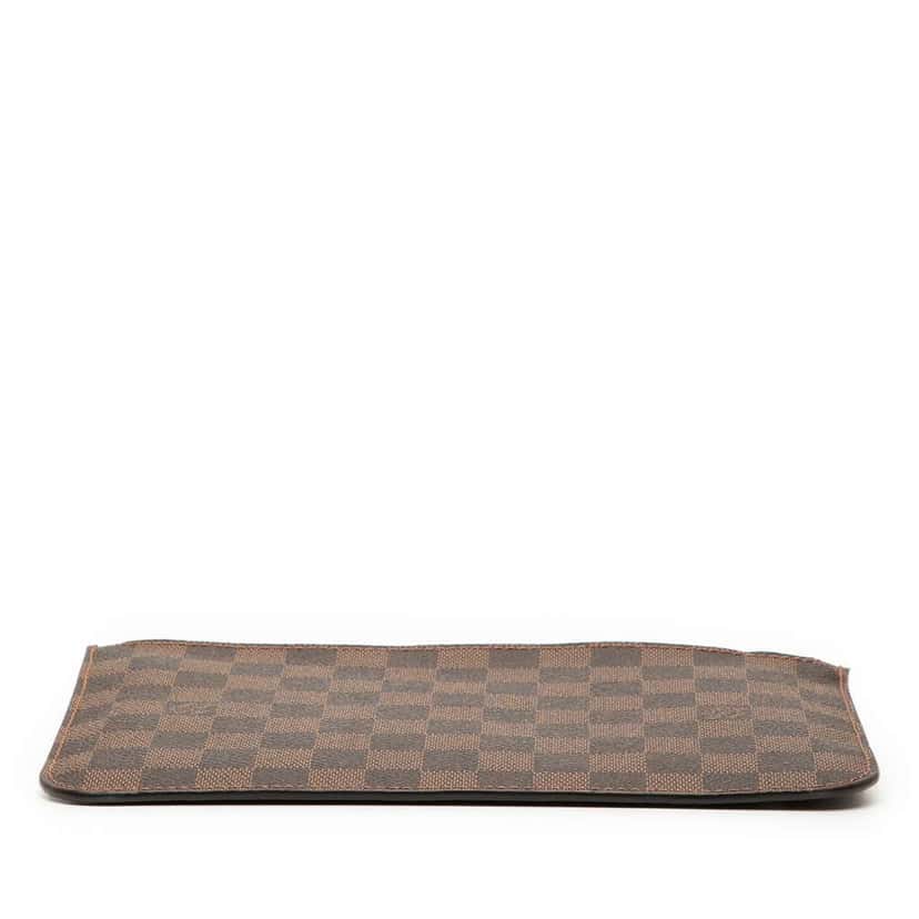 Louis Vuitton Damier Ebene Neverfull MM Pouch Brown Good condition - Inside View