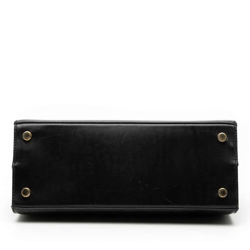 Salvatore Ferragamo Leather Vara Bow Satchel Black Leather Good condition - Inside View