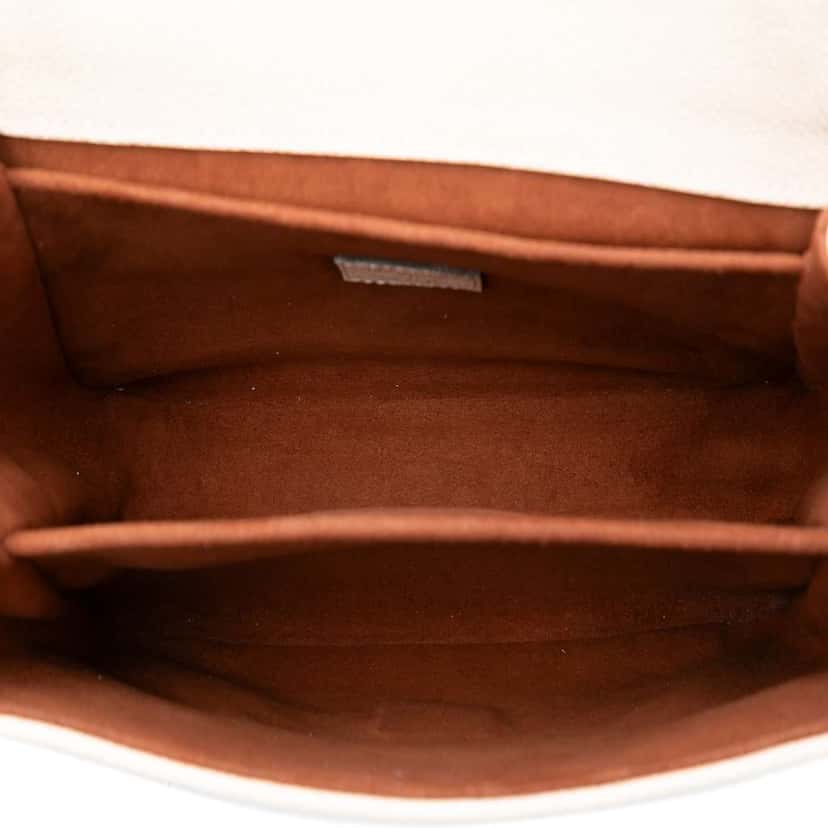 Louis Vuitton Monogram Empreinte Pochette Metis Brown Leather Good condition - Model View