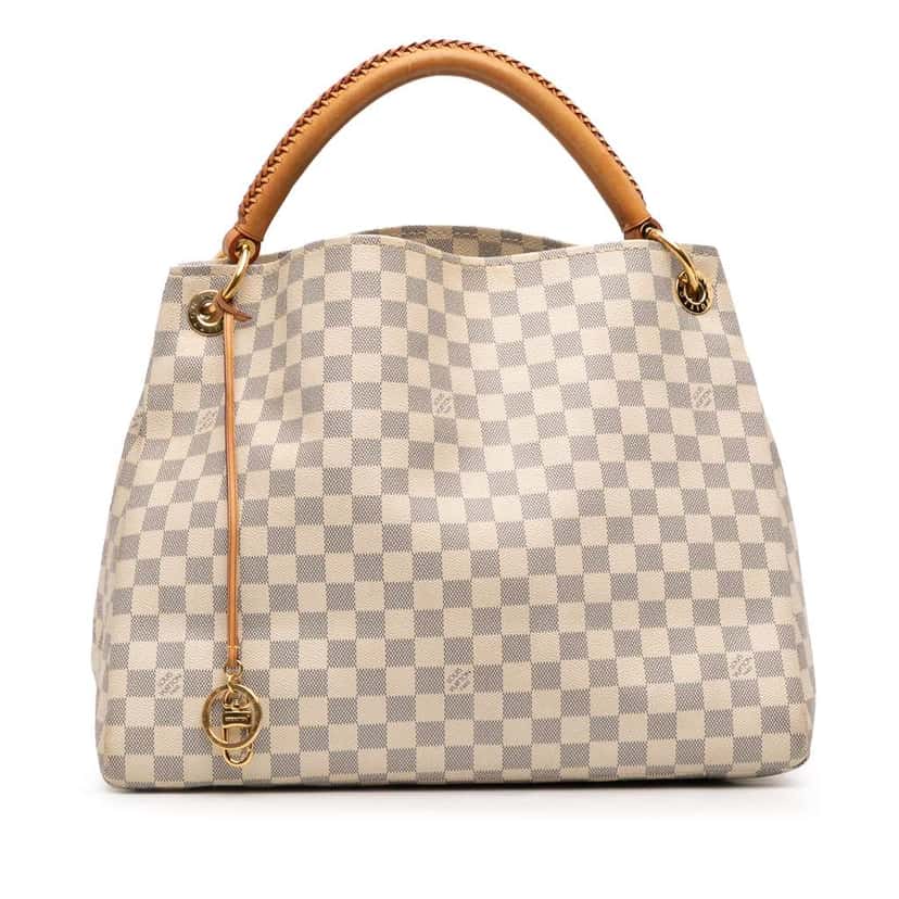 Louis Vuitton Damier Azur Artsy MM White Good condition - Front View