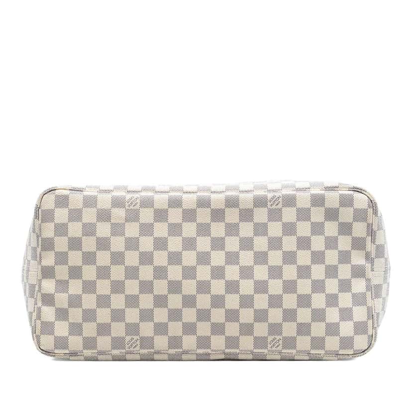 Louis Vuitton Damier Azur Neverfull GM White Very good condition - Inside View