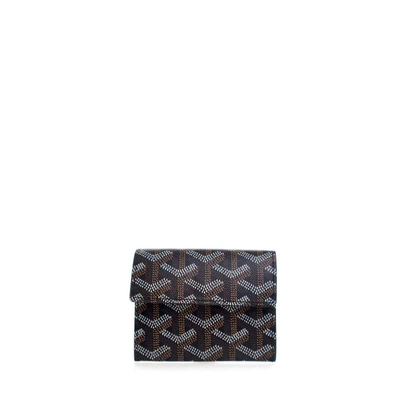Goyard Goyardine Marigny Wallet Black Canvas Good condition - Front View