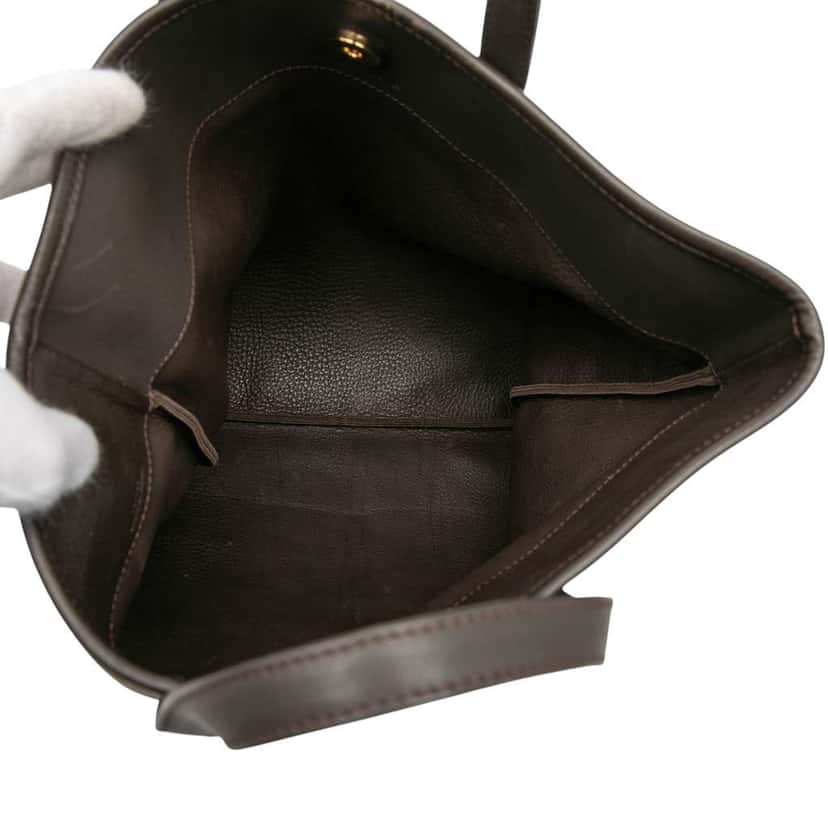 Loewe Suede Anagram Tote Brown Leather Very good condition - Model View