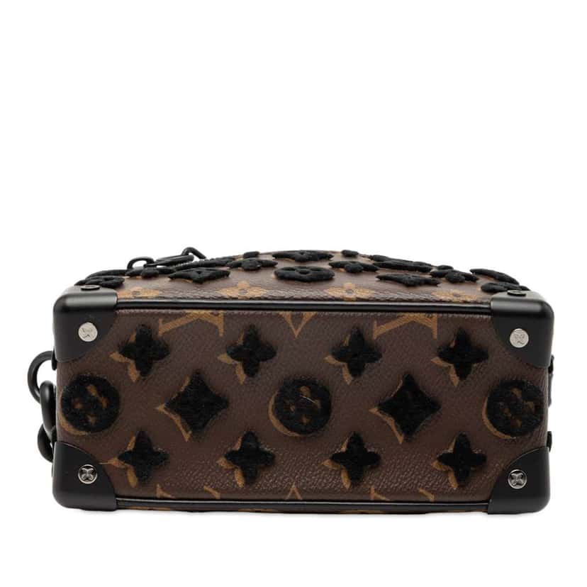 Louis Vuitton Monogram Tuffetage Mini Soft Trunk Brown Very good condition - Inside View