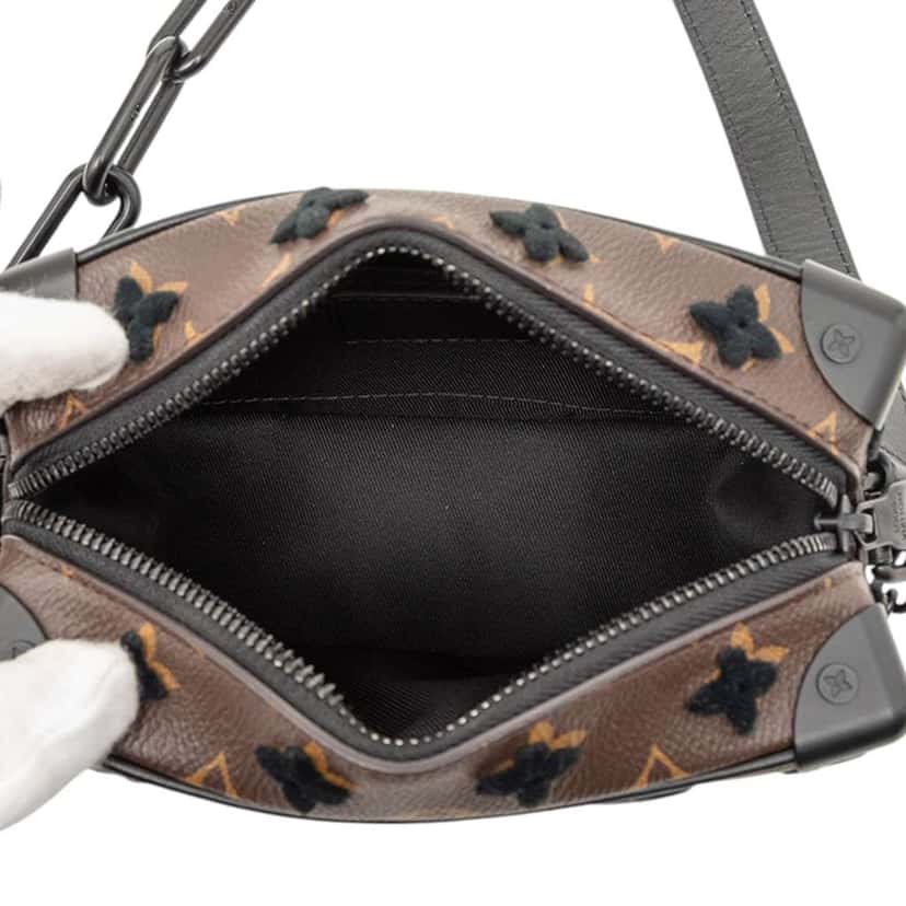 Louis Vuitton Monogram Tuffetage Mini Soft Trunk Brown Very good condition - Model View