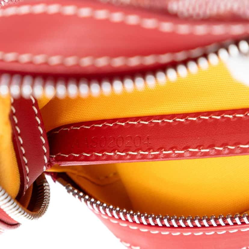 Goyard Goyardine Sac Cap Vert Red Canvas Very good condition - Box View