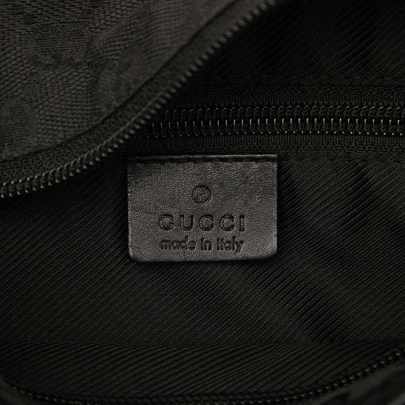 Gucci GG Canvas Tote Black Canvas Very good condition - Box View