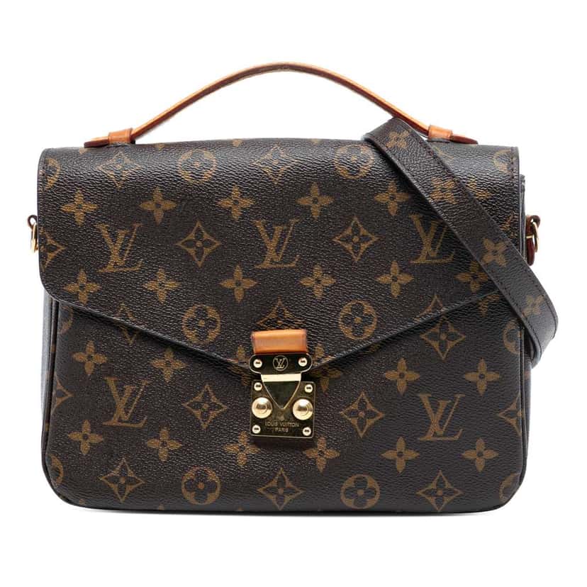 Louis Vuitton Monogram Pochette Metis Brown Very good condition - Front View