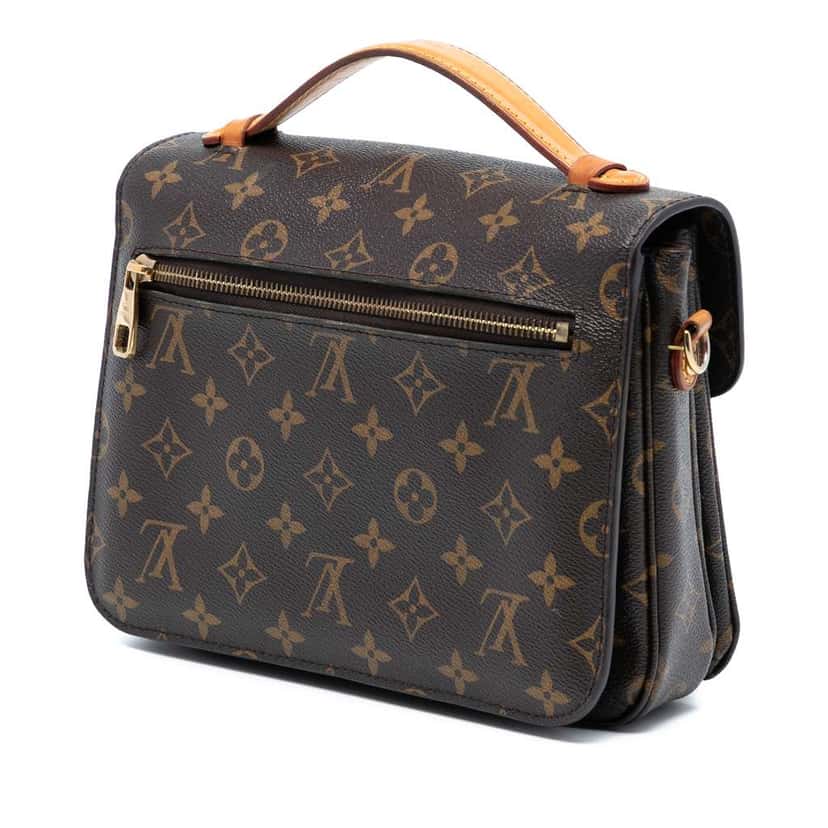 Louis Vuitton Monogram Pochette Metis Brown Very good condition - Back View
