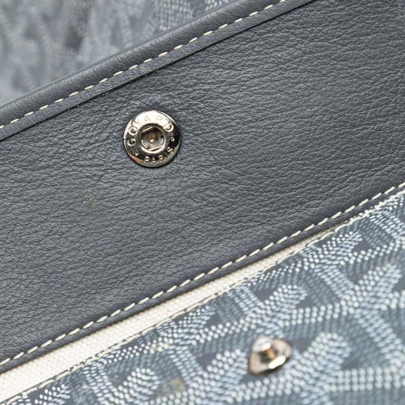 Goyard Goyardine Saint Louis PM Grey Canvas Very good condition - Box View