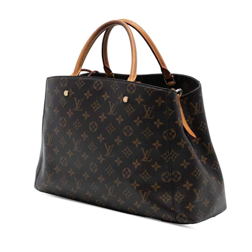 Louis Vuitton Monogram Montaigne GM Brown Good condition - Back View