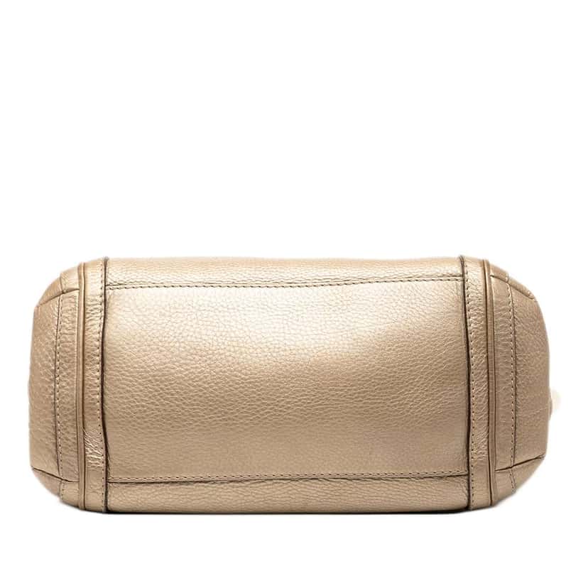 Gucci Leather Bella Satchel Gold Leather Very good condition - Inside View