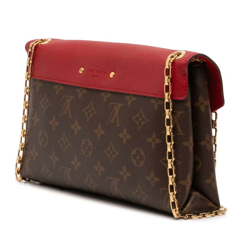 Louis Vuitton Monogram Pallas Chain Brown Good condition - Back View