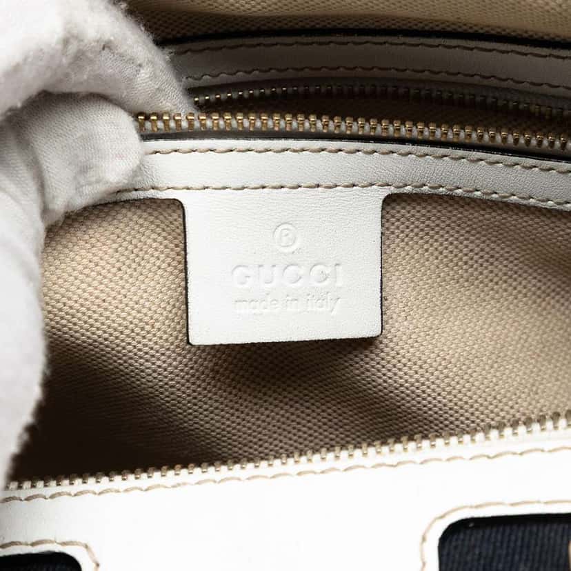 Gucci Medium GG Canvas Web Joy Boston Bag Brown Canvas Good condition - Box View