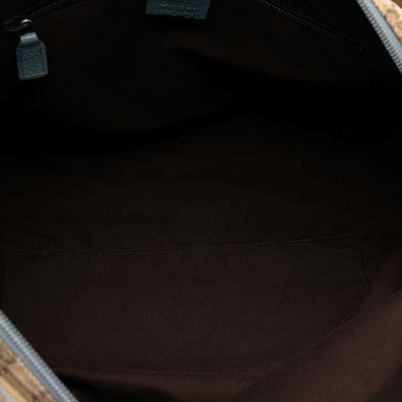 Gucci GG Canvas Web Tote Brown Canvas Very good condition - Model View
