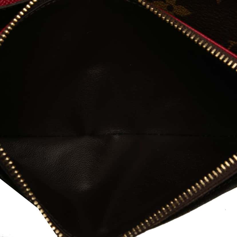 Louis Vuitton Monogram Emilie Wallet Brown Very good condition - Model View