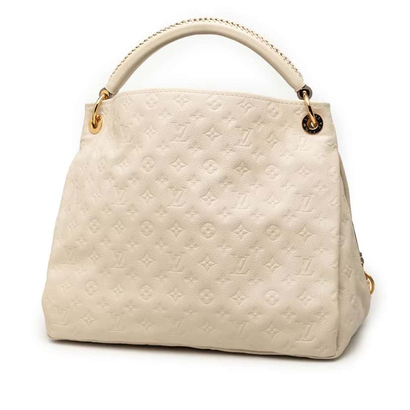 Louis Vuitton Monogram Empreinte Artsy MM White Leather Very good condition - Back View