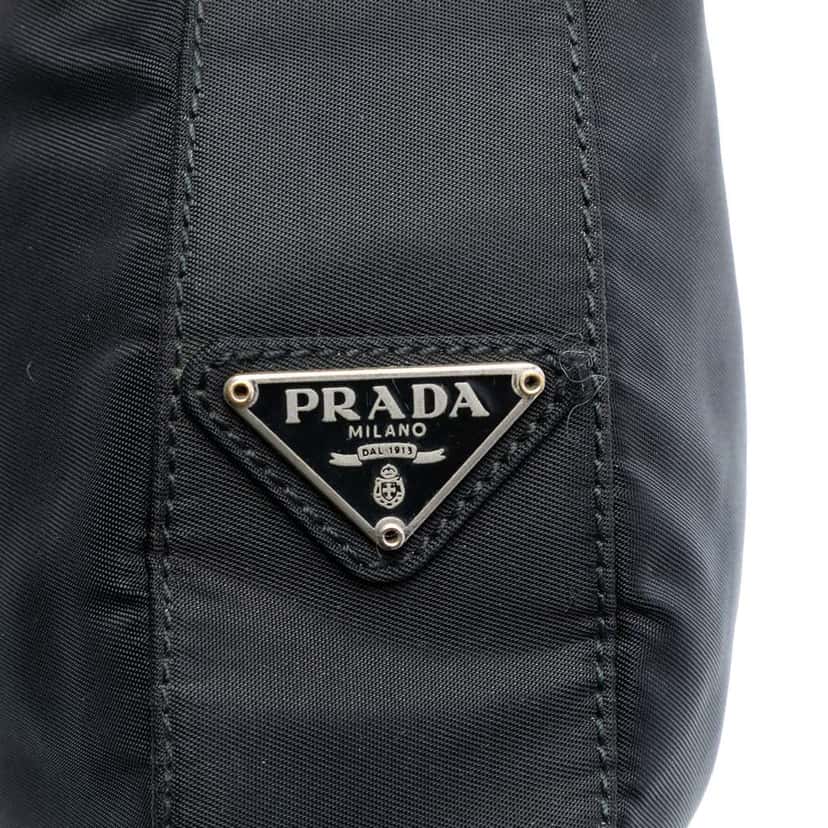 Prada Tessuto Shoulder Bag Black Very good condition - Box View