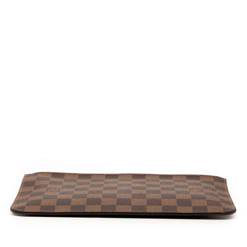 Louis Vuitton Damier Ebene Neverfull Pouch MM Brown Good condition - Inside View