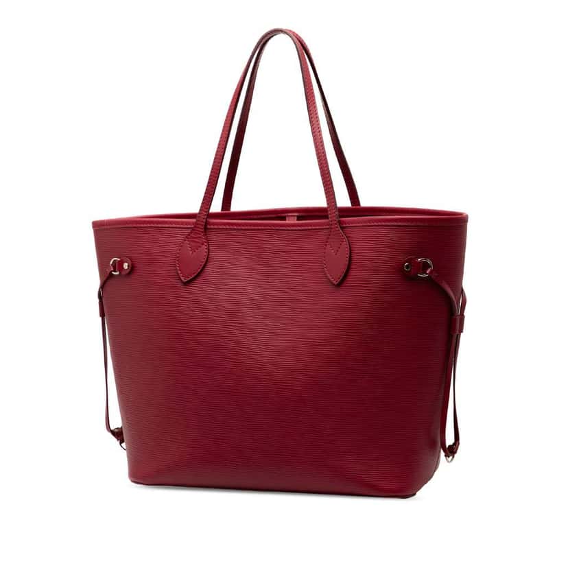 Louis Vuitton Epi Neverfull MM Red Leather Good condition - Back View