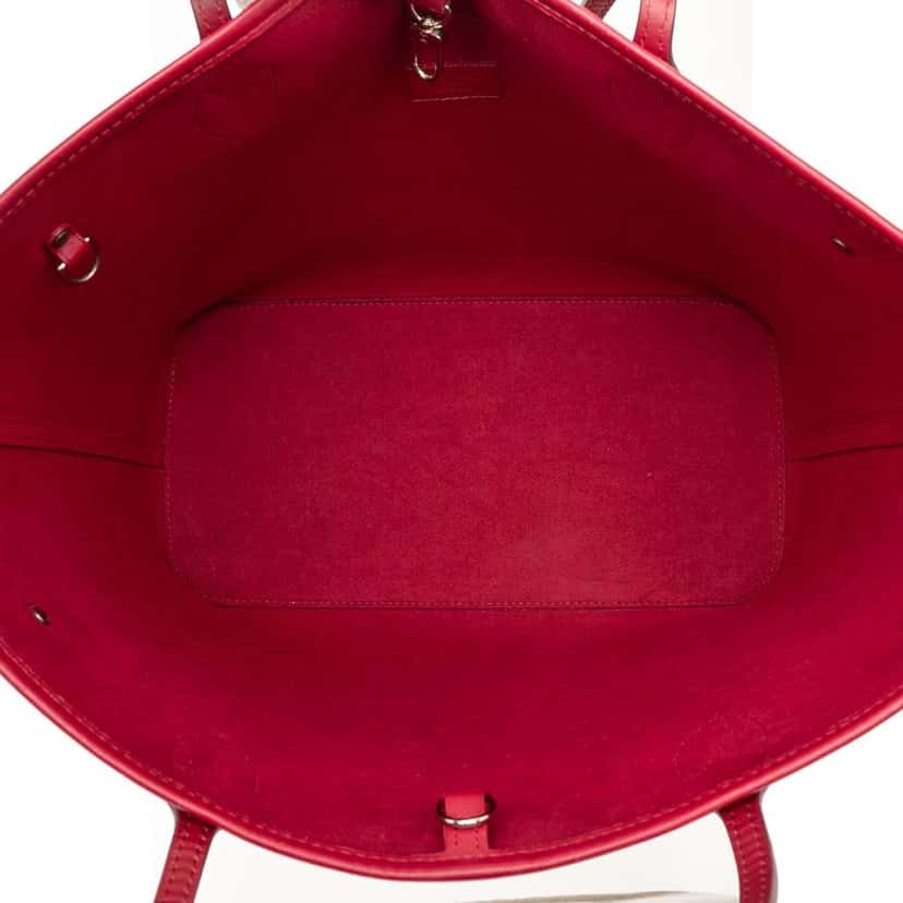 Louis Vuitton Epi Neverfull MM Red Leather Good condition - Model View