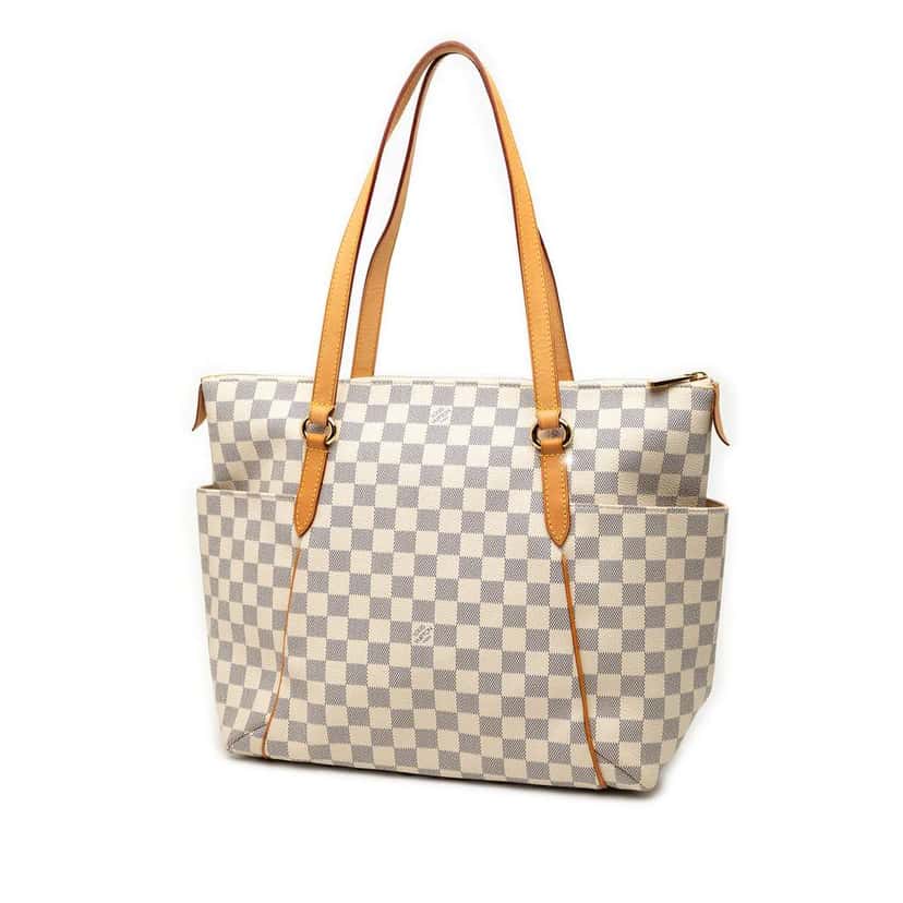 Louis Vuitton Damier Azur Totally MM White Good condition - Back View
