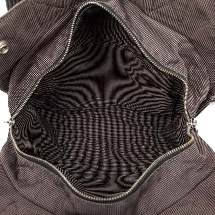 Hermès Canvas Herline Backpack MM Grey Canvas Good condition - Model View