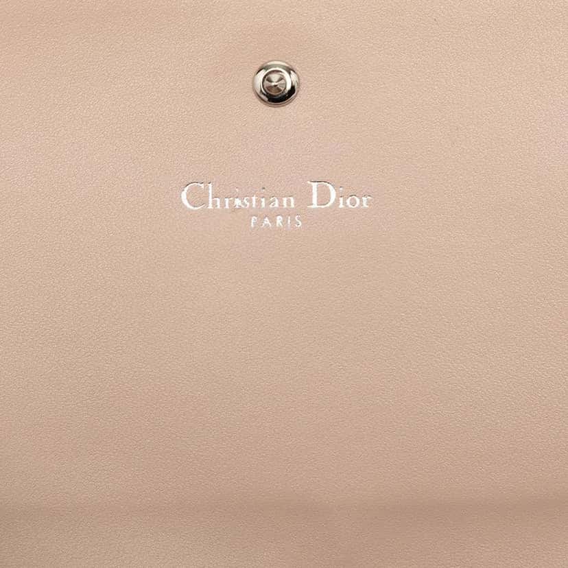 Dior Grained Calfskin Diorama Croisiere Wallet on Chain Brown Leather Good condition - Box View