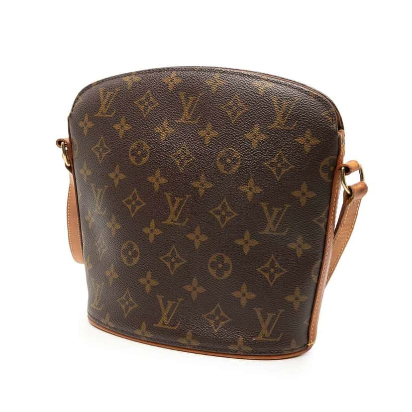 Louis Vuitton Monogram Drouot Brown Good condition - Back View