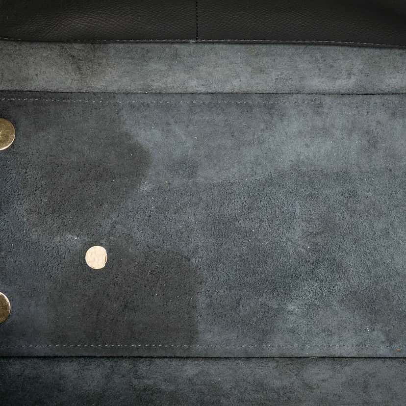 Celine Mini Grained Calfskin Belt Bag Grey Leather Very good condition - Model View
