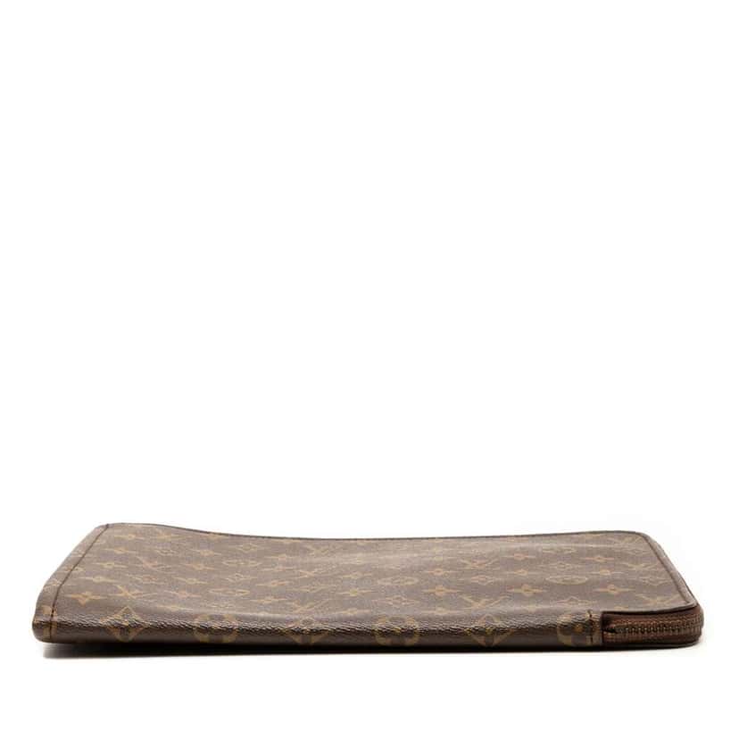 Louis Vuitton Monogram Poche Documents Portfolio 30 Brown Good condition - Inside View