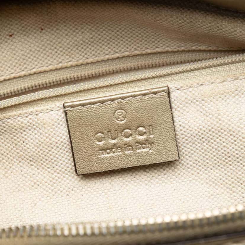 Gucci GG Canvas Sukey Satchel Brown Canvas Good condition - Box View