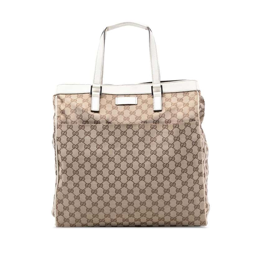 Gucci GG Canvas Tote Brown Canvas Very good condition - Front View