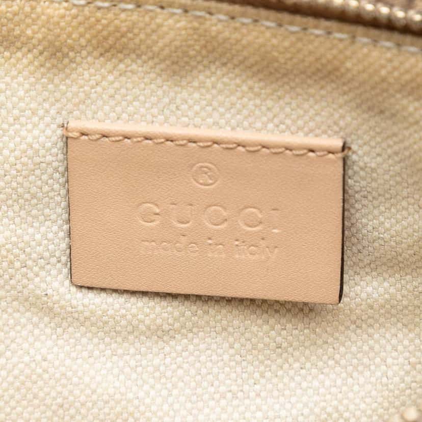 Gucci Medium GG Canvas Craft Tote Brown Canvas Fair condition - Box View