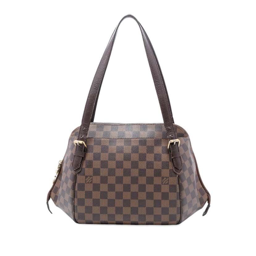 Louis Vuitton Damier Ebene Belem MM Brown Very good condition - Front View