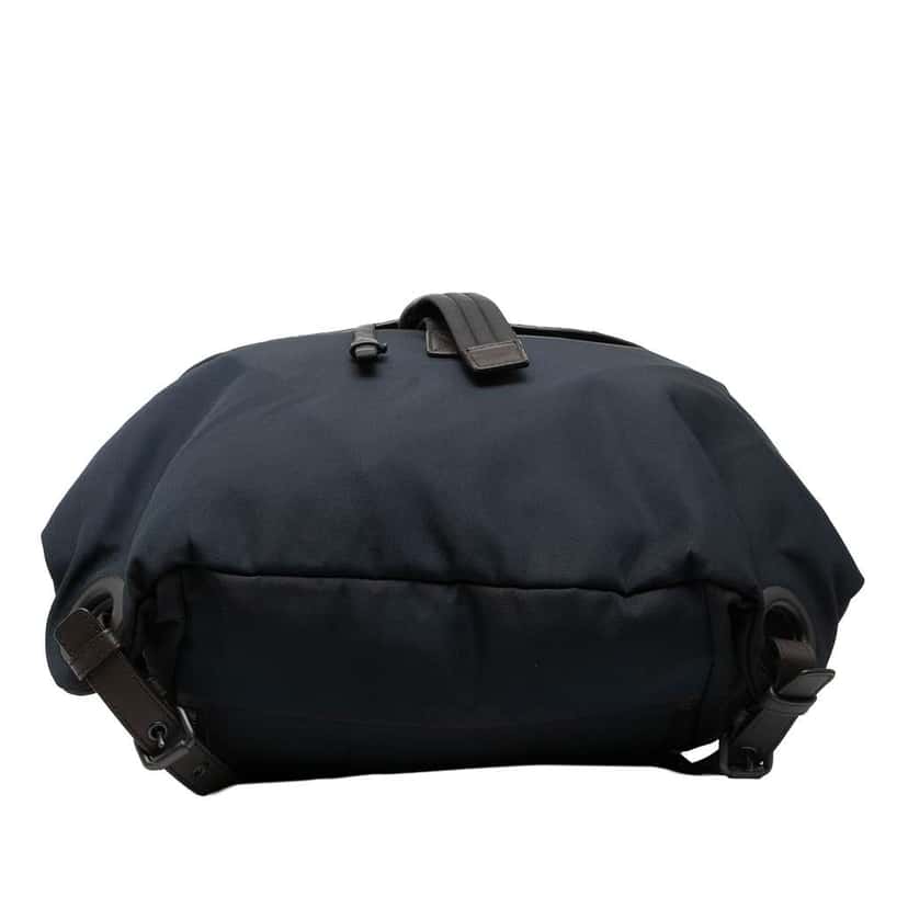 Bottega Veneta Canvas and Nappa Intrecciato Flap Backpack Blue Canvas Good condition - Inside View