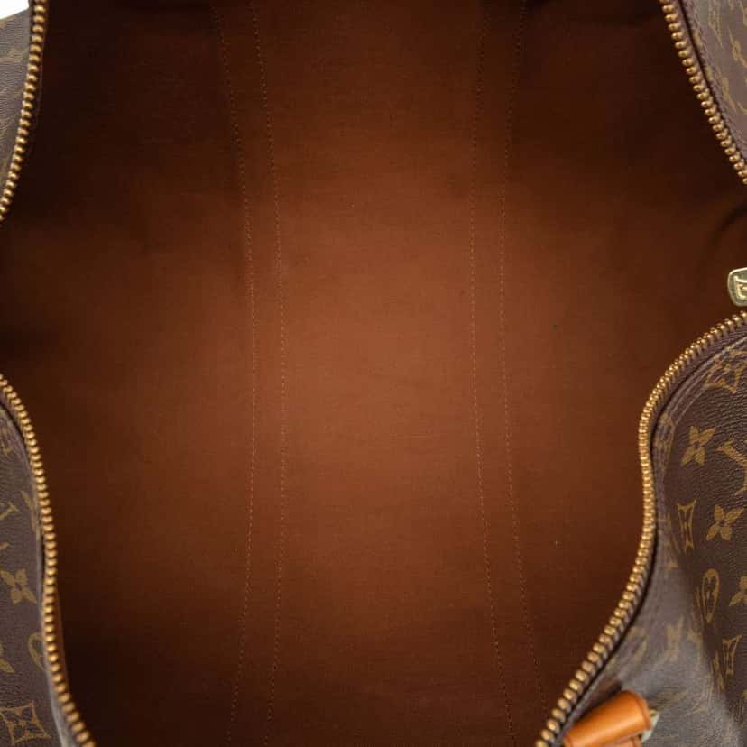 Louis Vuitton Monogram Keepall 50 Brown Good condition - Model View