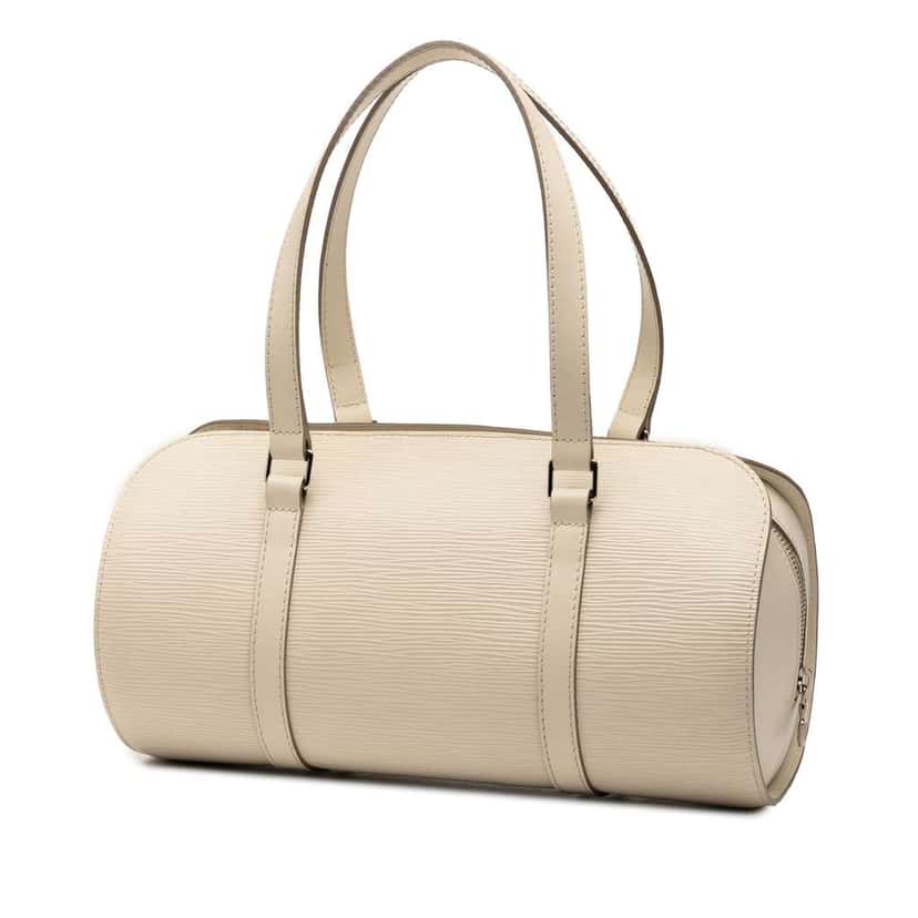 Louis Vuitton Epi Soufflot White Leather Very good condition - Back View