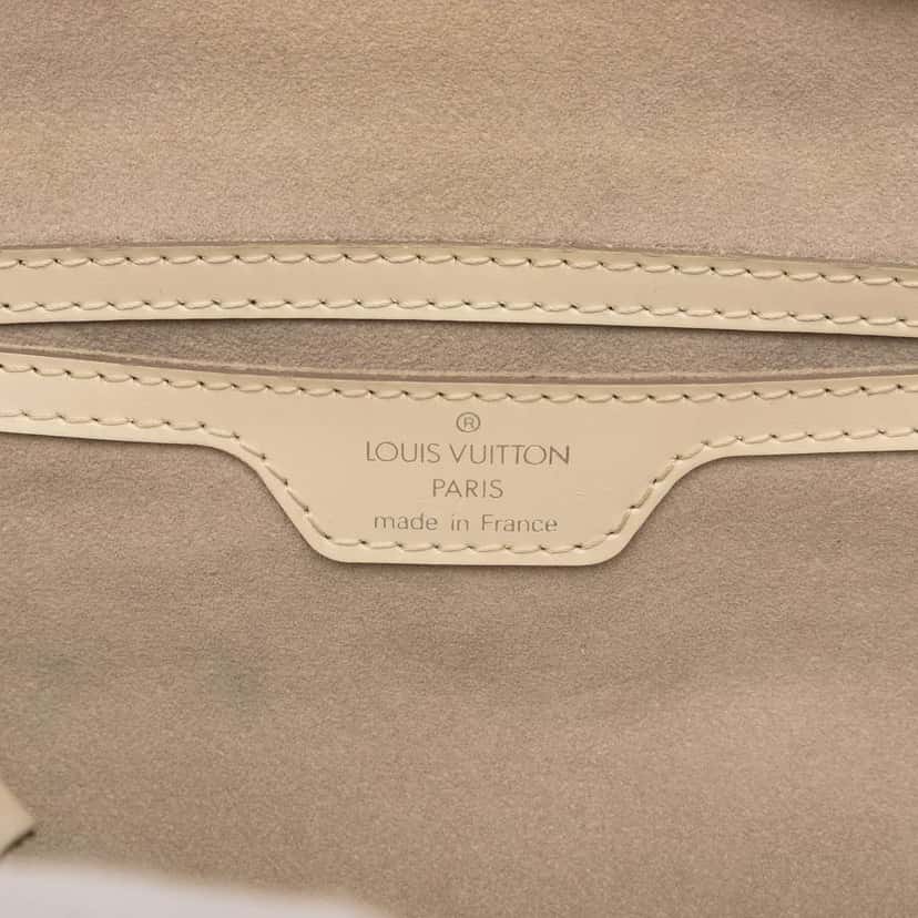 Louis Vuitton Epi Soufflot White Leather Very good condition - Box View