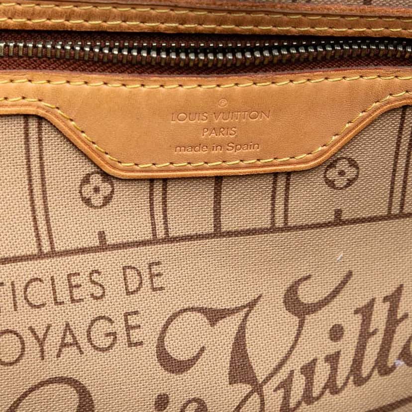 Louis Vuitton Monogram Neverfull MM Brown Very good condition - Box View