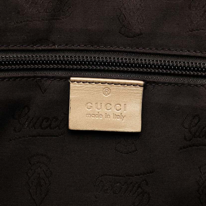 Gucci GG Imprime Business Bag Gold Canvas Good condition - Box View