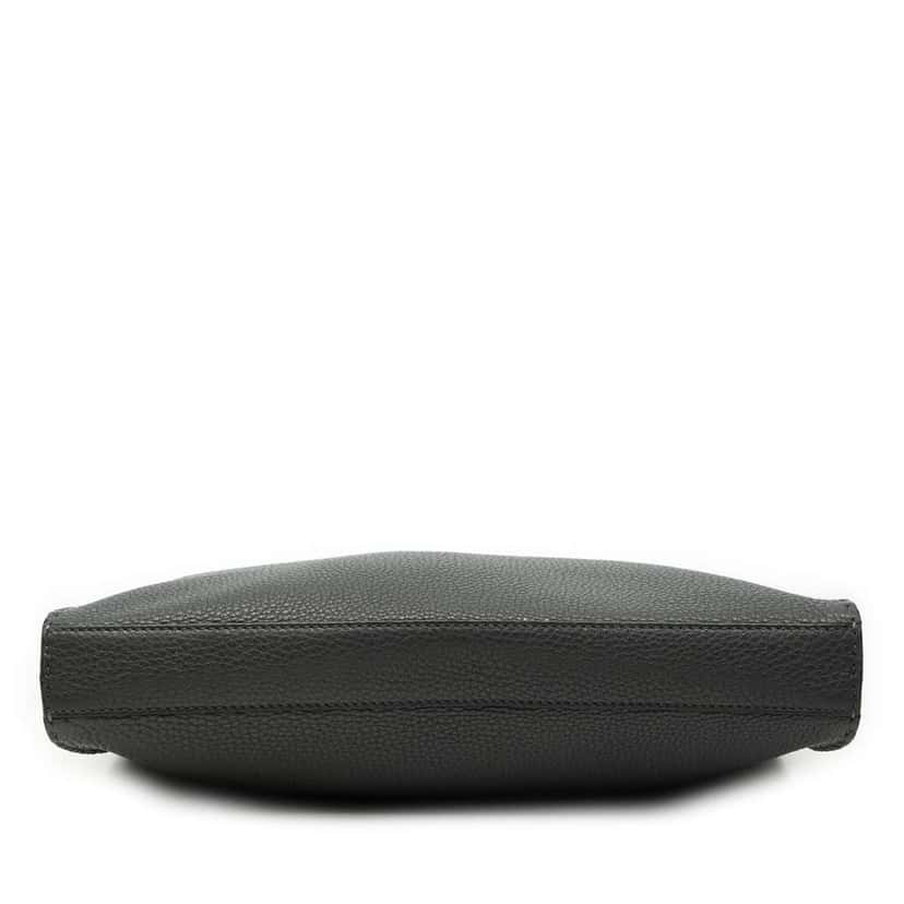 Fendi Large Leather Selleria Peekaboo Iconic Fit Bag Black Leather Very good condition - Inside View