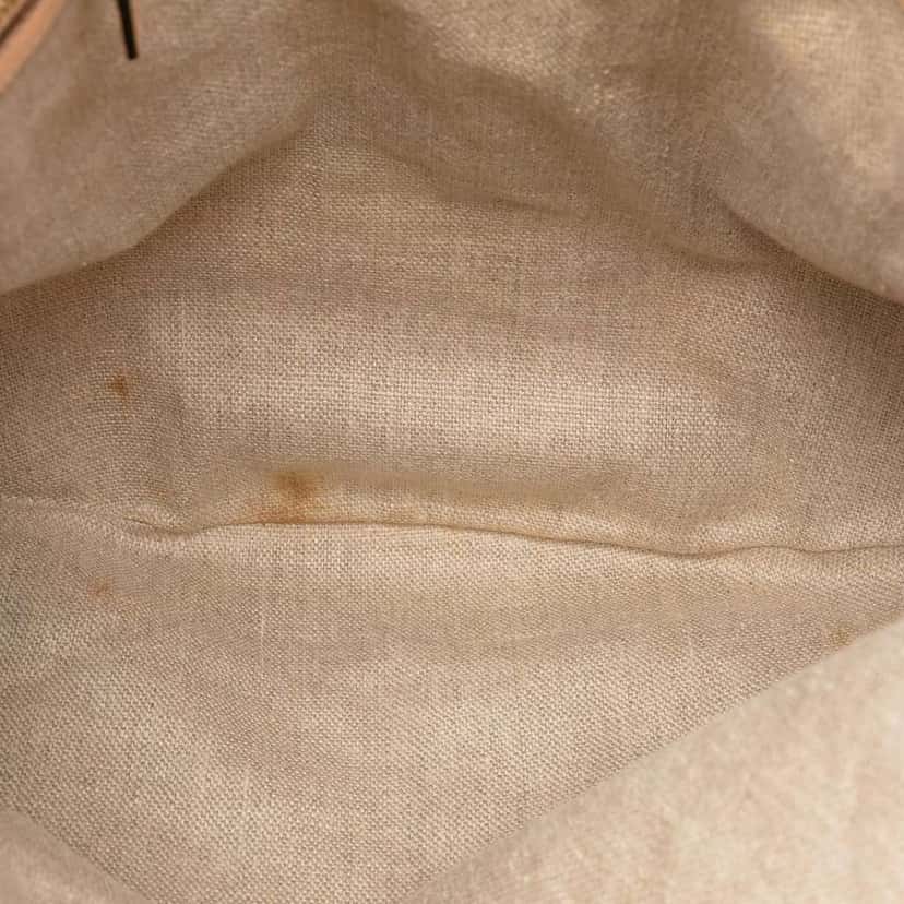 Gucci Canvas Floral Peggy Bamboo Hobo Brown Canvas Very good condition - Model View