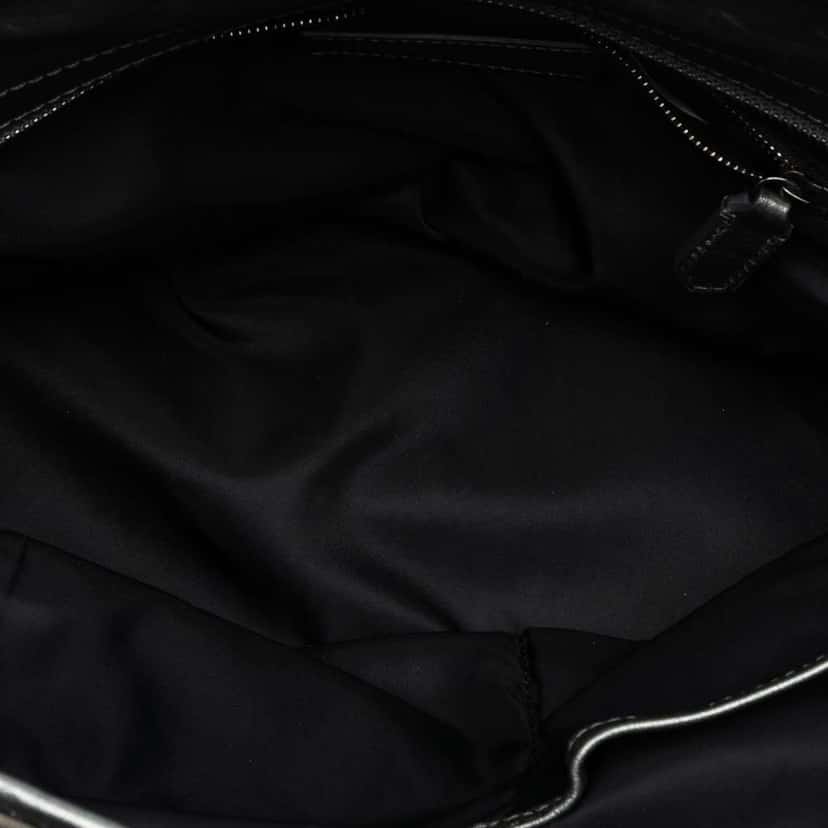 Burberry Glitter Smoke Check Canvas Check Satchel Silver Canvas Very good condition - Model View