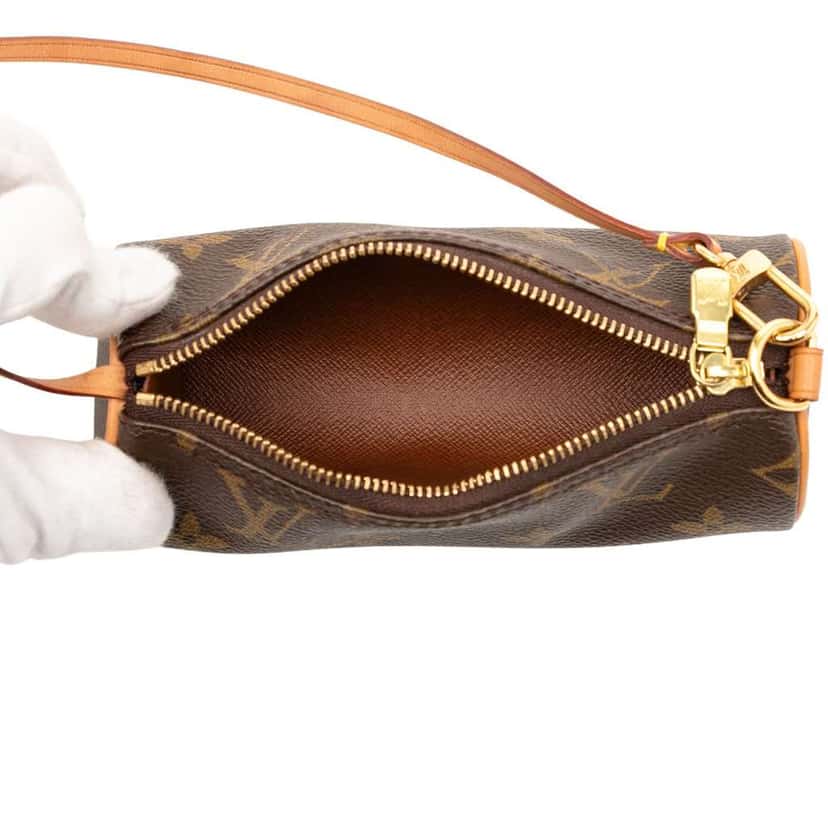 Louis Vuitton Monogram Papillon Pochette Brown Good condition - Model View