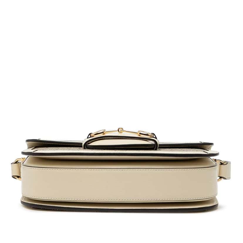 Gucci Medium GG Supreme Horsebit 1955 Shoulder Bag Brown Canvas Good condition - Inside View