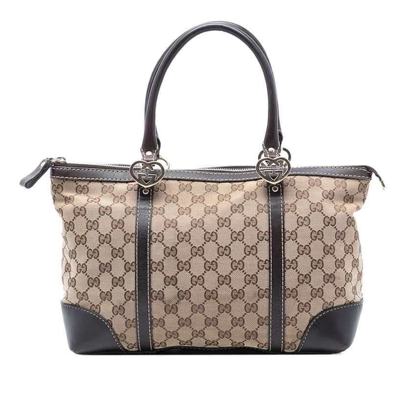 Gucci GG Canvas Lovely Tote Brown Canvas Very good condition - Front View